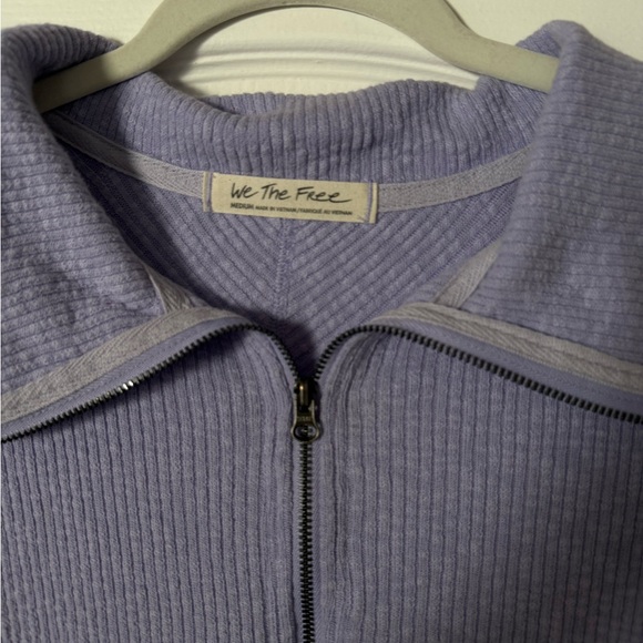 Free People Half-Zip Tunic Pullover Sweater - Picture 3 of 4